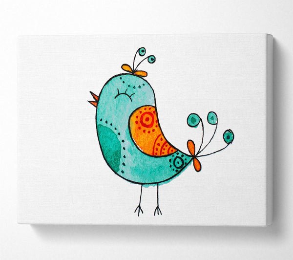  A Canvas Print of Cute Bird Canvas Print