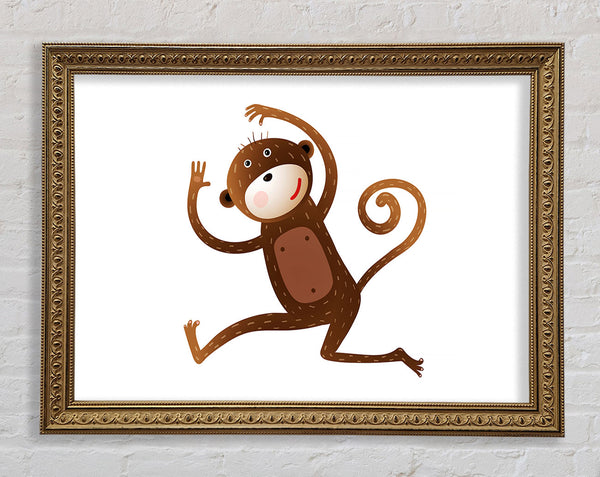 Monkey Fun Framed Print