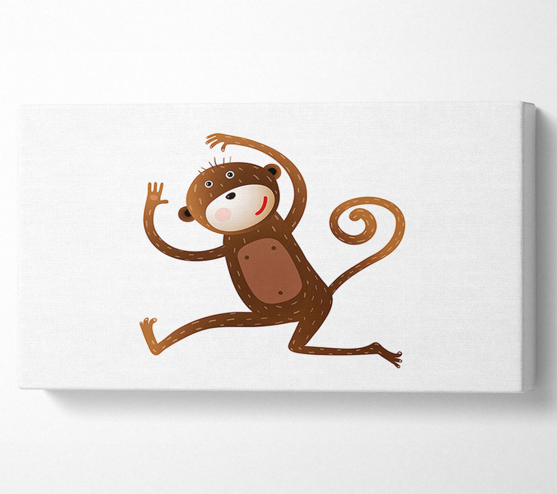  A Canvas Print of Monkey Fun Canvas Print
