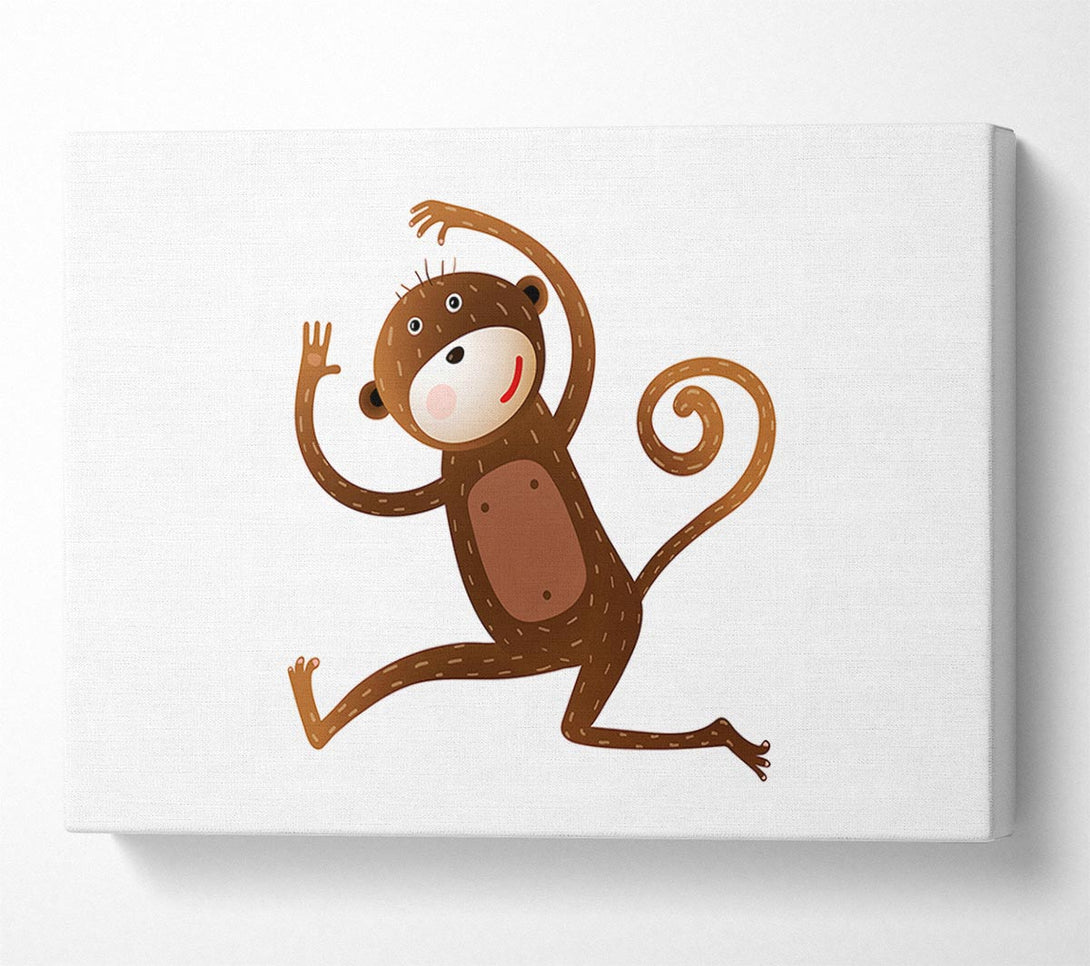  A Canvas Print of Monkey Fun Canvas Print