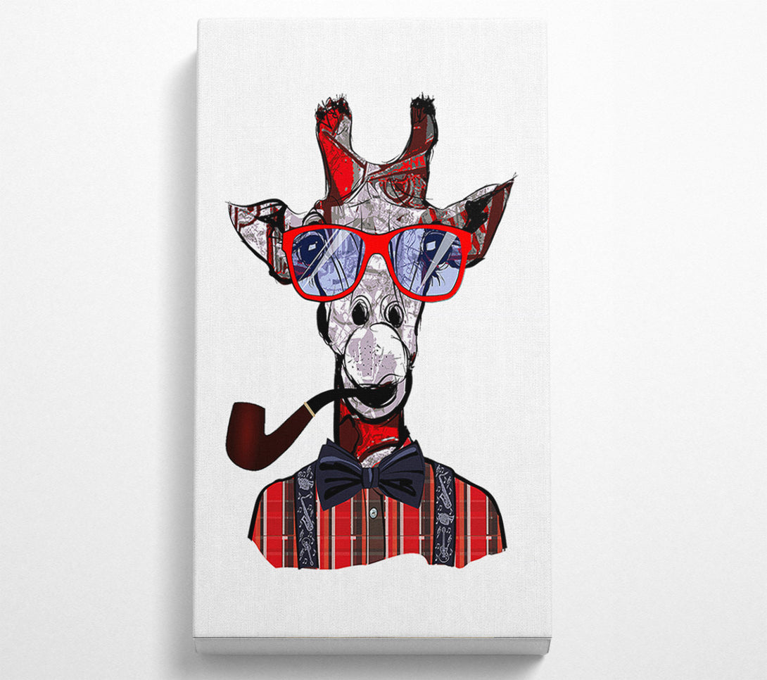  A Canvas Print of Funky Giraffe 1 Canvas Art