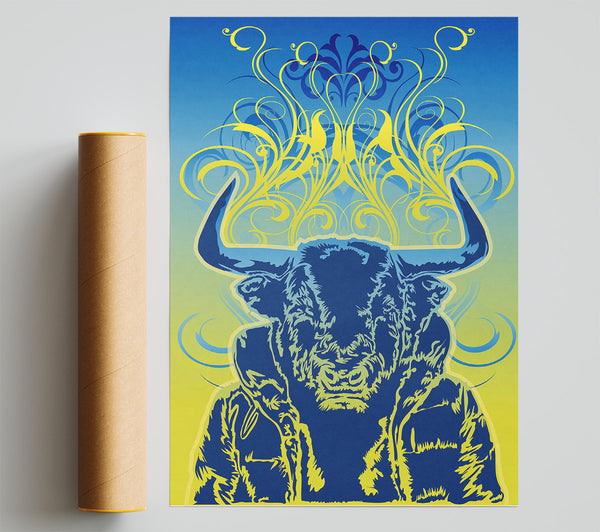Cool Bull Poster