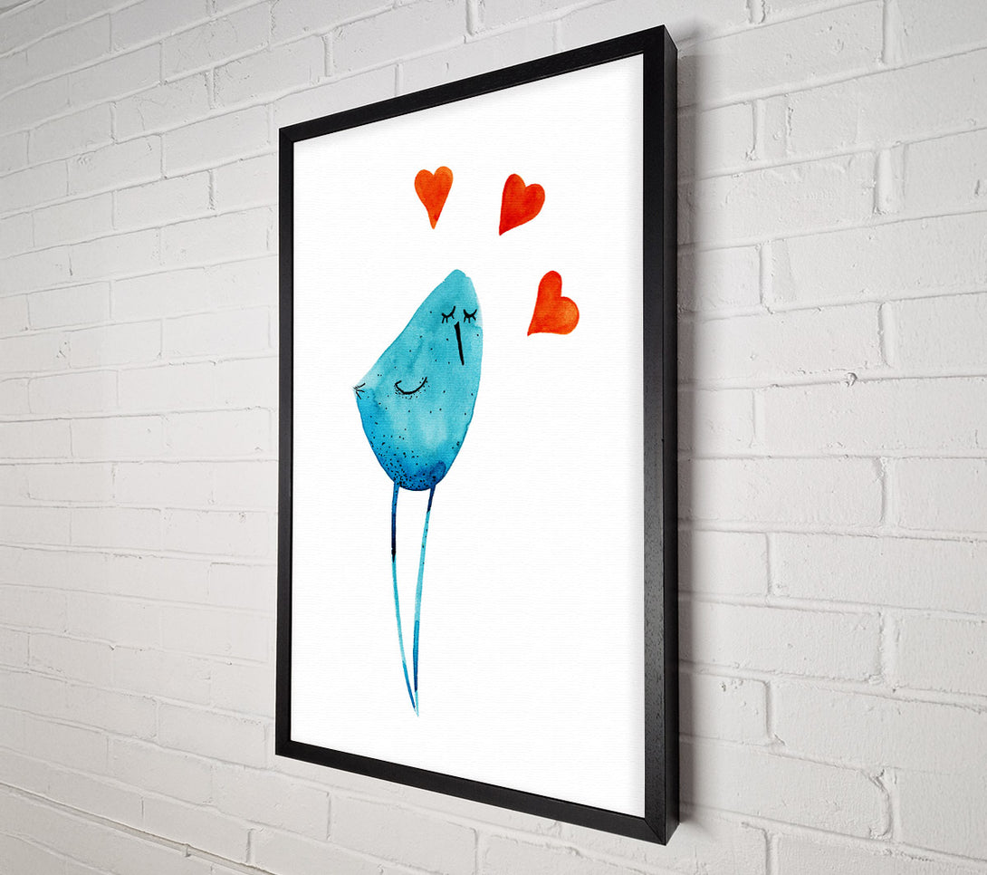  A Canvas Print of Bird Of Love Canvas Art