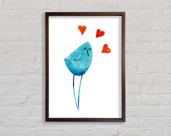 Bird Of Love Framed Print