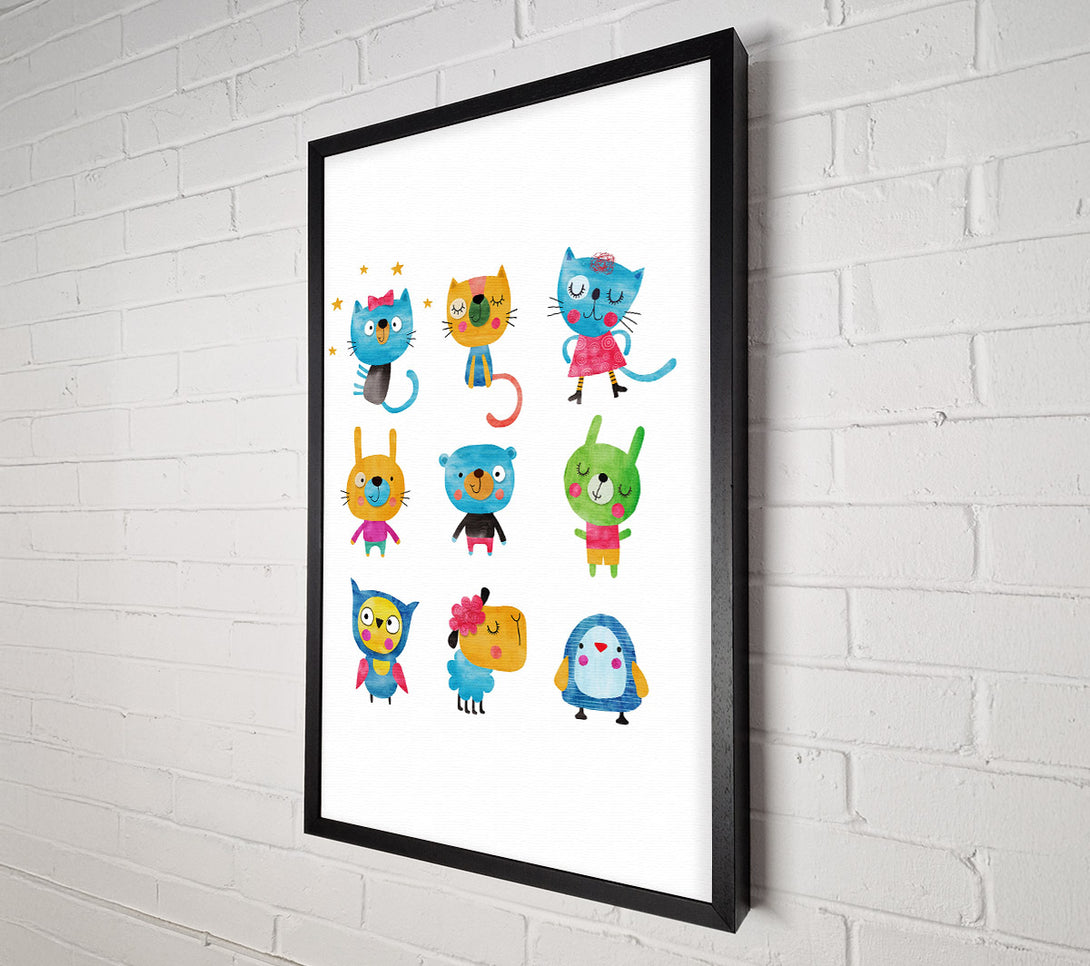  A Canvas Print of Funny Animals Canvas Wall Art