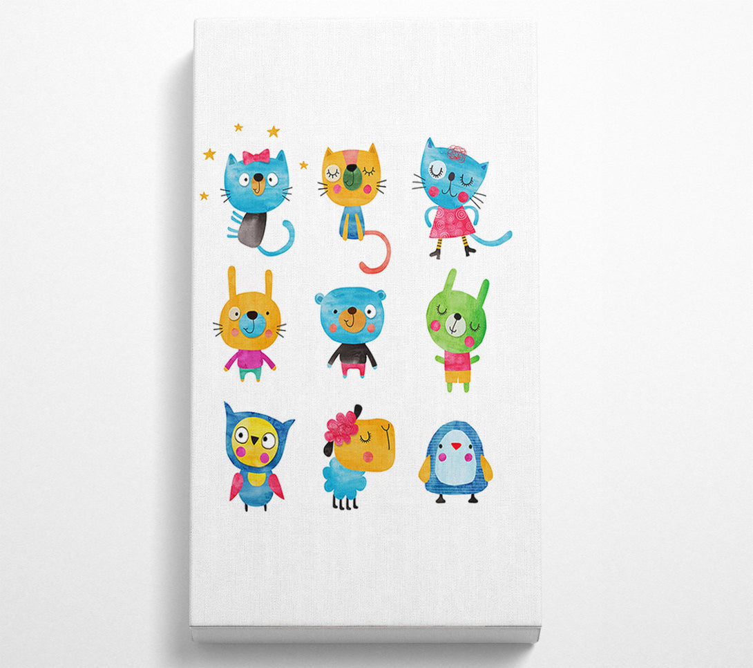  A Canvas Print of Funny Animals Canvas Wall Art