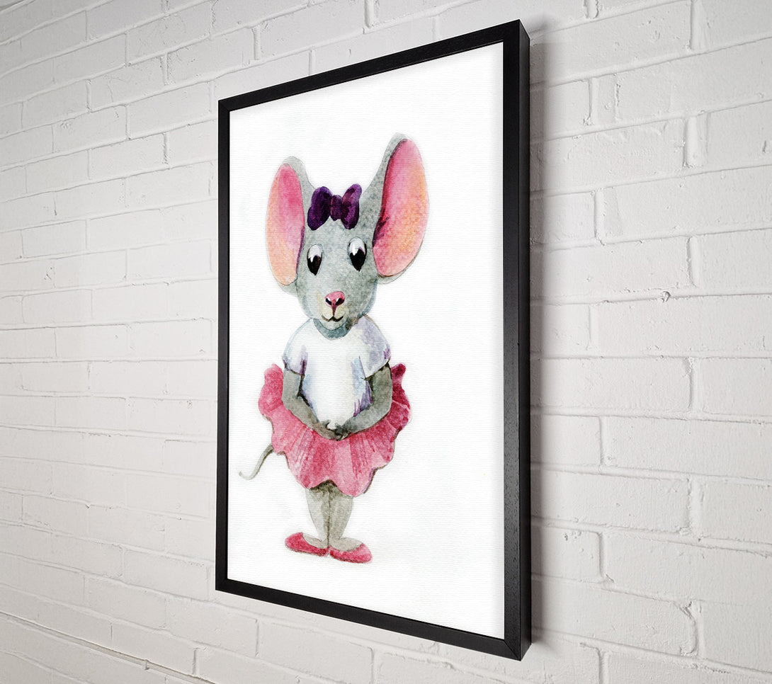 A Canvas Print of Ballerina Mouse 1 Canvas Art