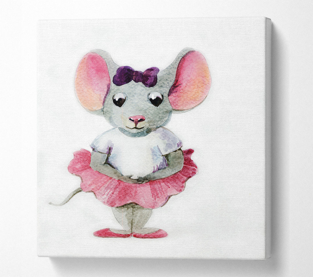  A Canvas Print of Ballerina Mouse 1 Canvas Art