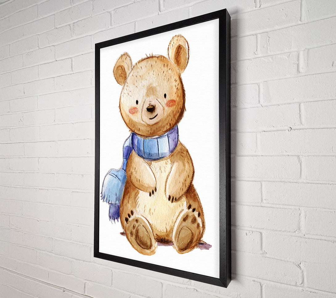  A Canvas Print of Winter Bear Canvas Art