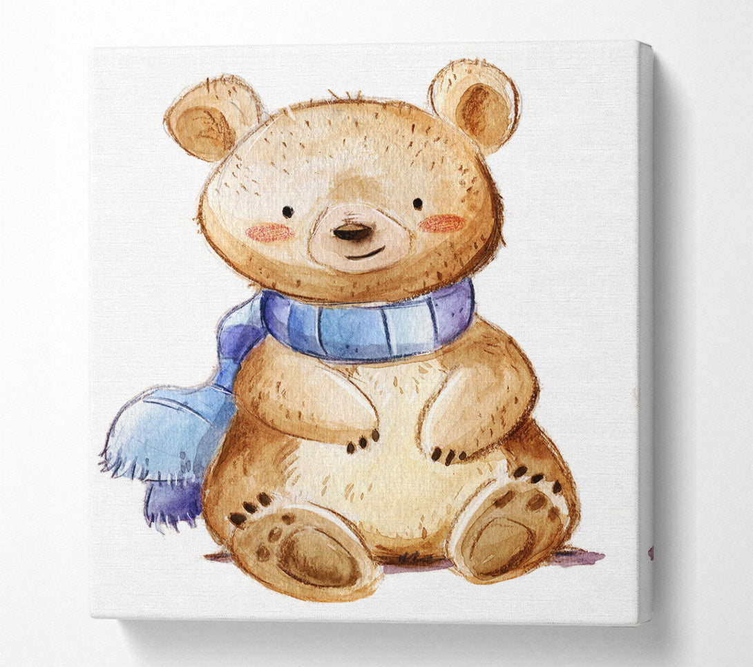  A Canvas Print of Winter Bear Canvas Art