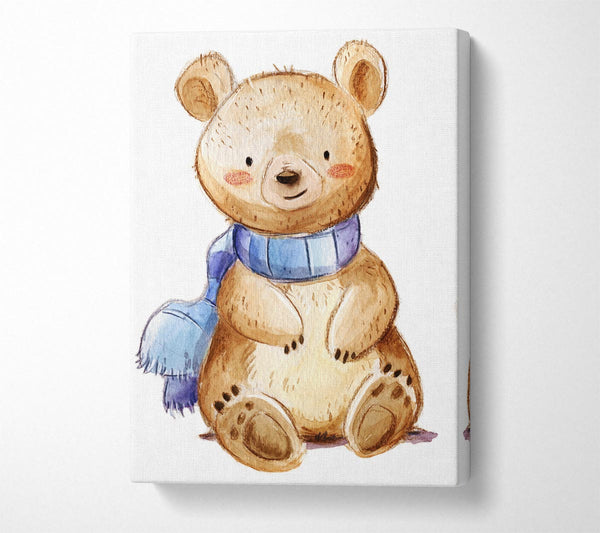  A Canvas Print of Winter Bear Canvas Art