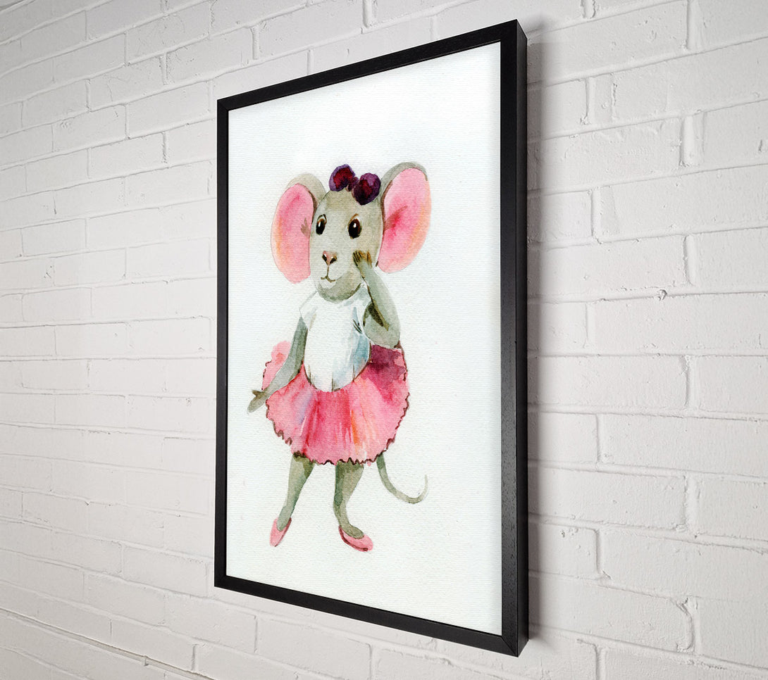  A Canvas Print of Ballerina Mouse 2 Canvas Wall Art