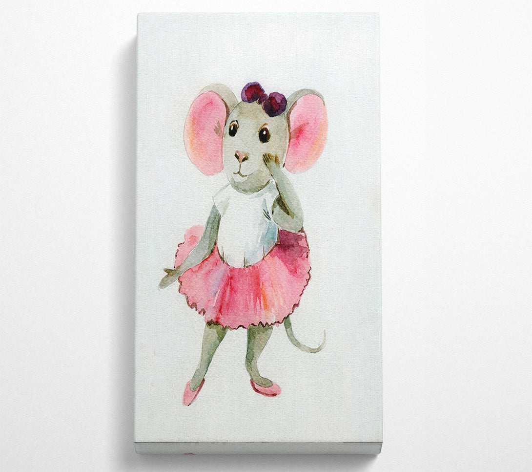  A Canvas Print of Ballerina Mouse 2 Canvas Wall Art