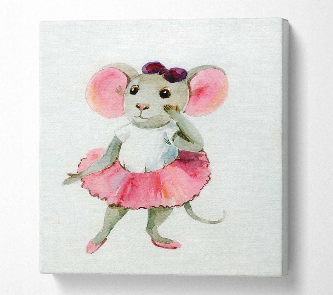  A Canvas Print of Ballerina Mouse 2 Canvas Wall Art