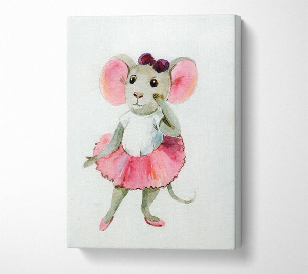  A Canvas Print of Ballerina Mouse 2 Canvas Wall Art