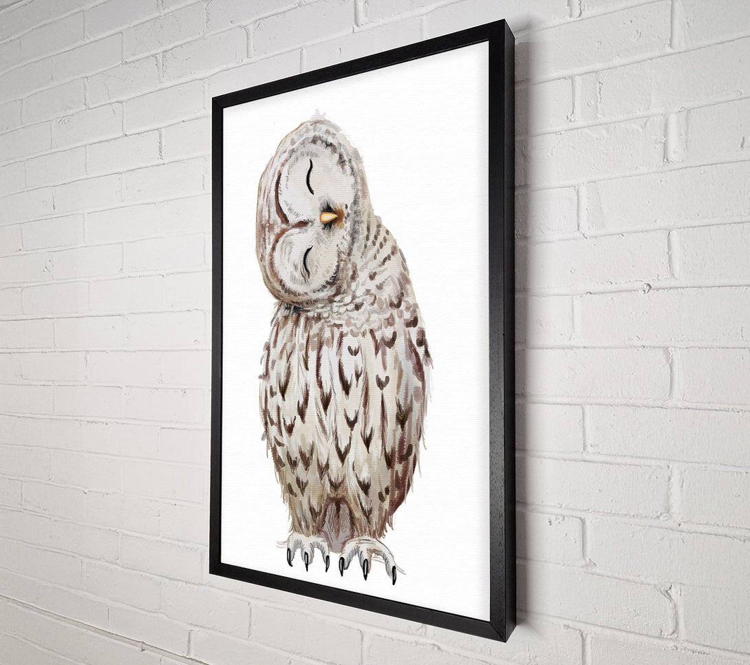  A Canvas Print of Owl Feathers Canvas Print