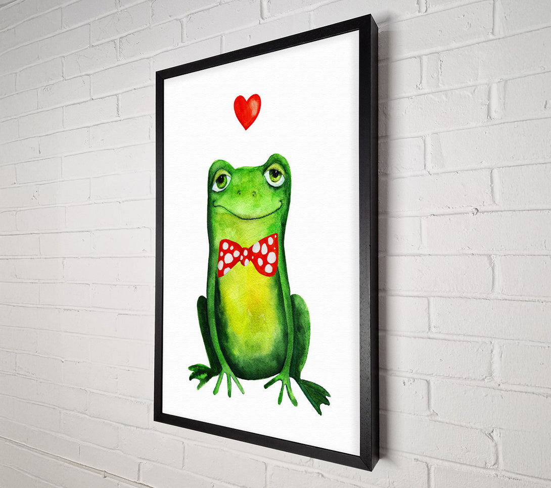  A Canvas Print of Frog Love Canvas Print