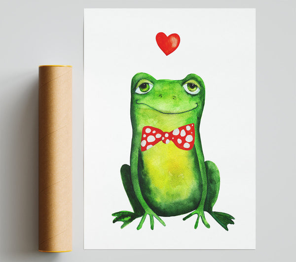 Frog Love Poster