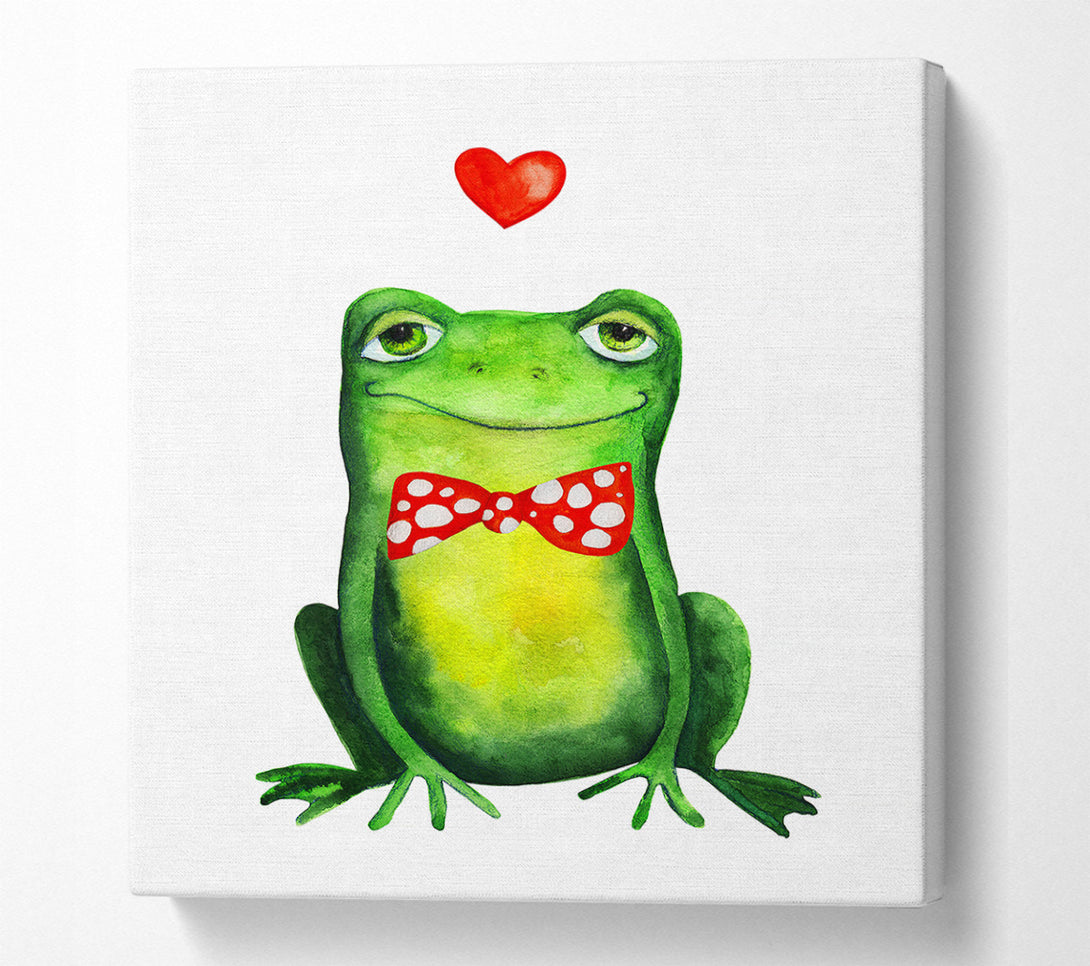  A Canvas Print of Frog Love Canvas Print