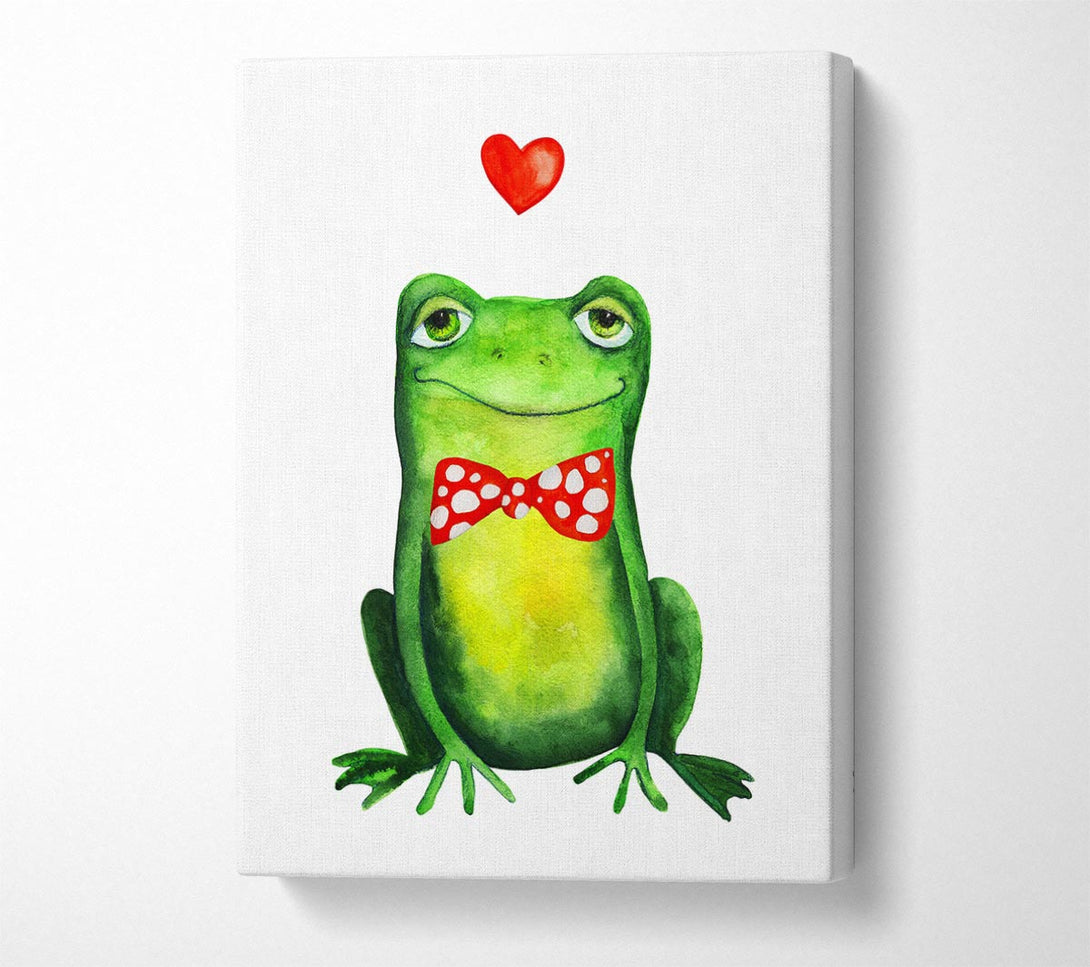  A Canvas Print of Frog Love Canvas Print