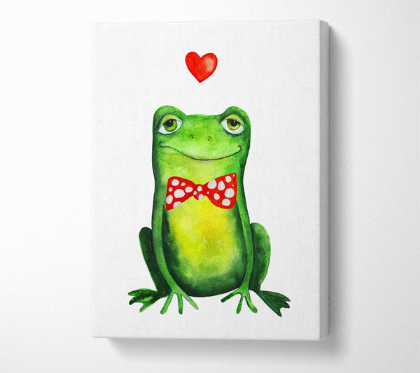  A Canvas Print of Frog Love Canvas Print