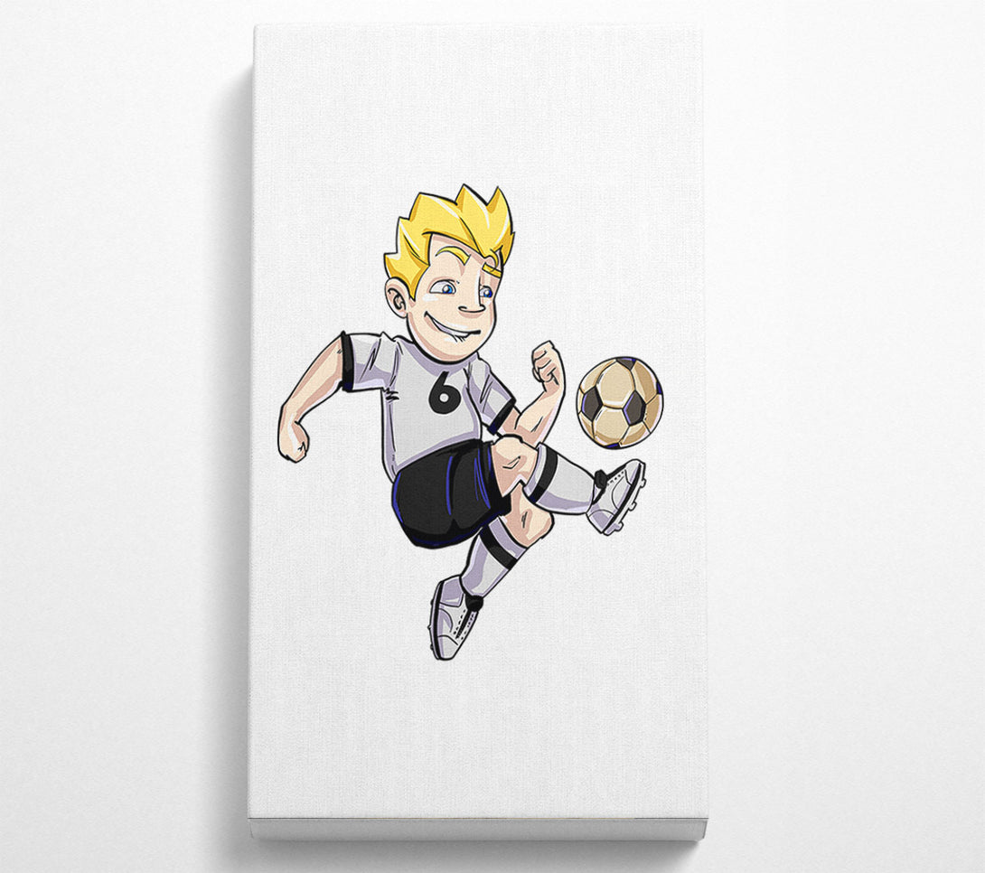  A Canvas Print of Football Skills Canvas Wall Art