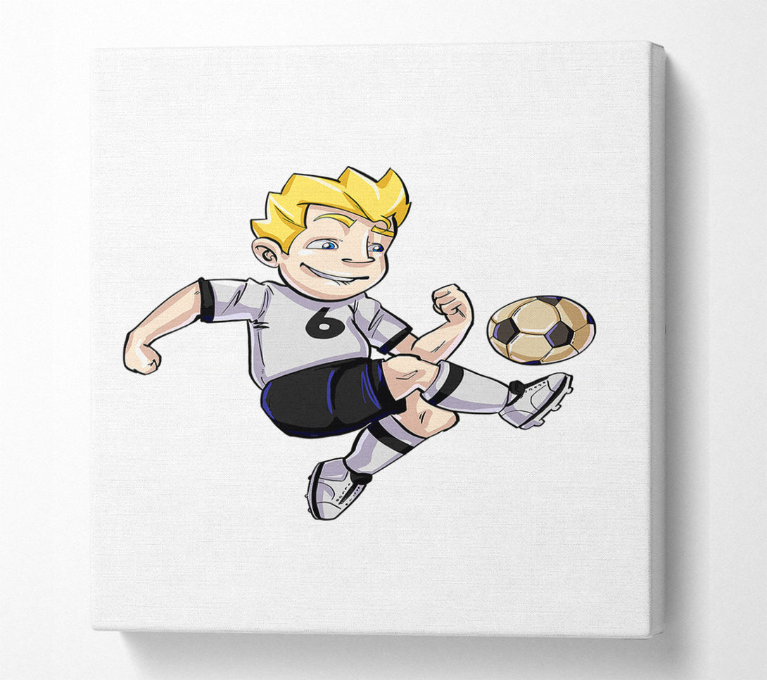 A Canvas Print of Football Skills Canvas Wall Art