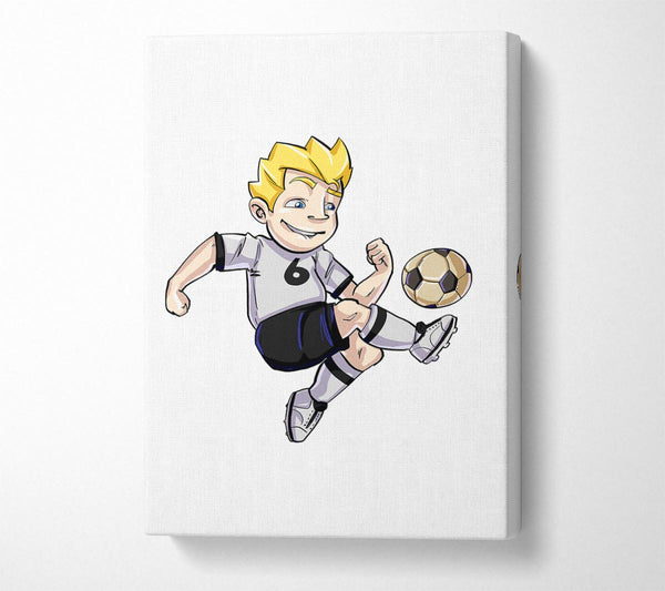  A Canvas Print of Football Skills Canvas Wall Art