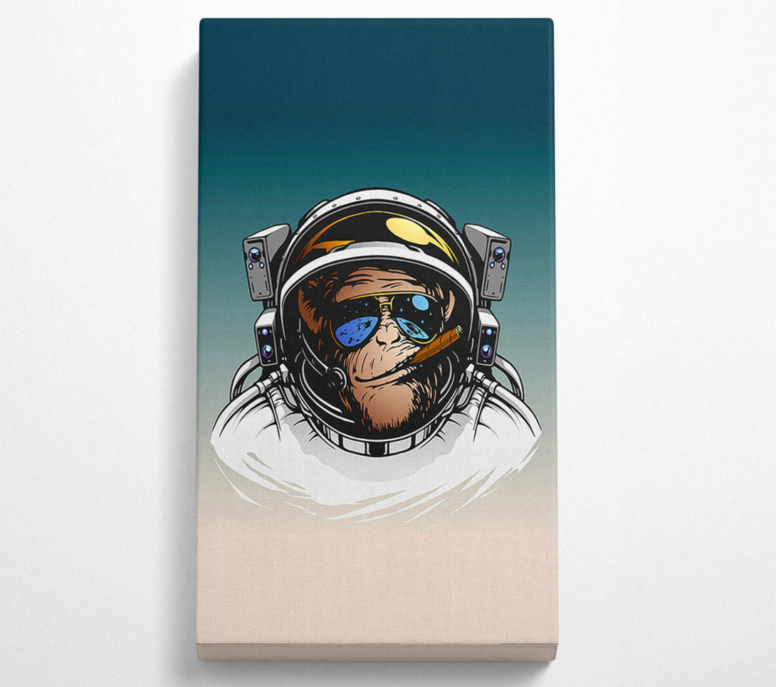  A Canvas Print of Astronaut Monkey Canvas Wall Art