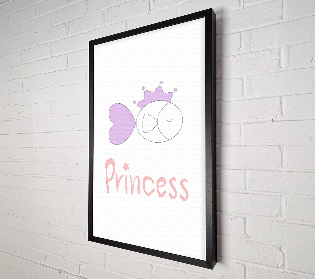  A Canvas Print of Princess Fish Canvas Print
