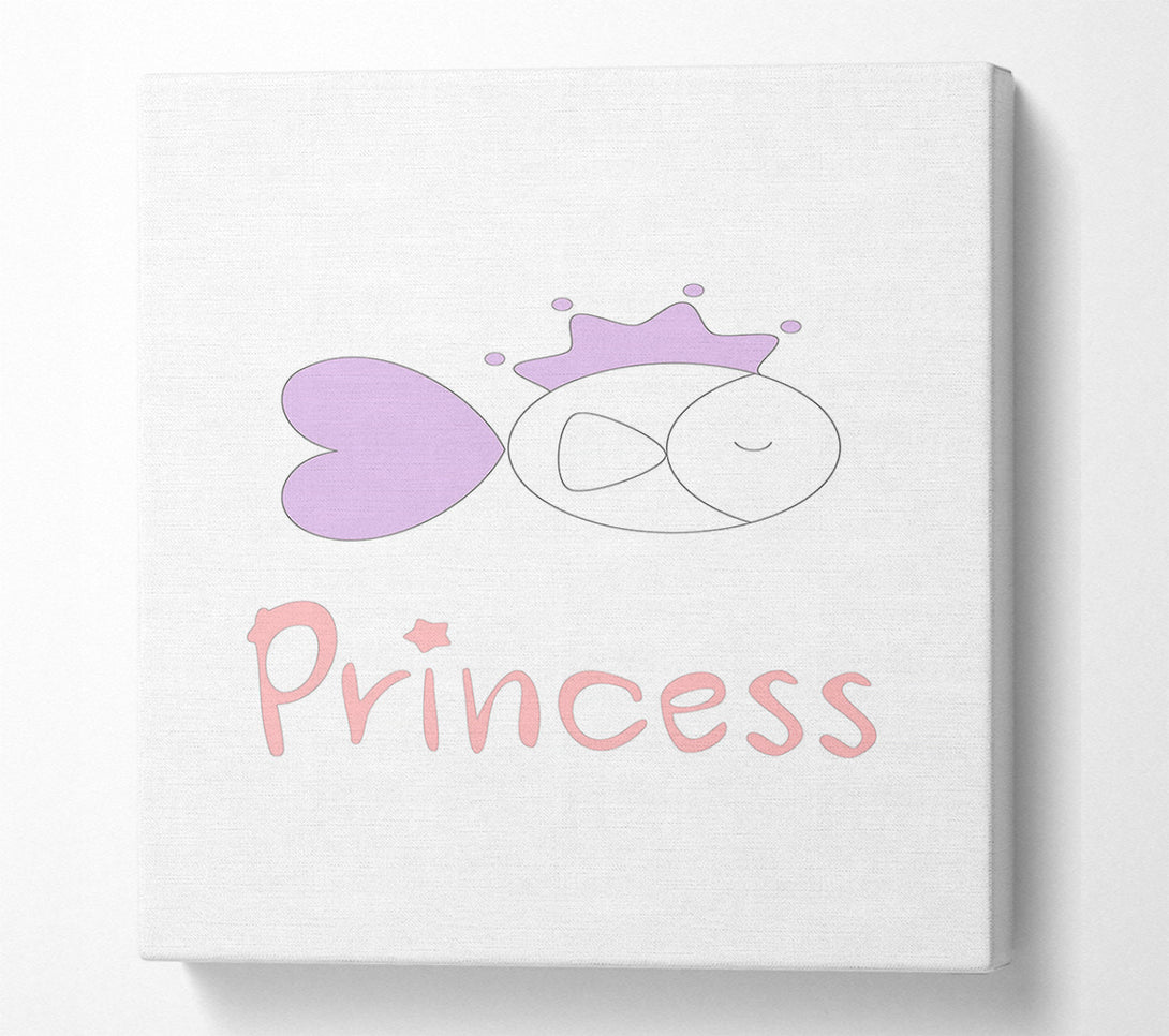  A Canvas Print of Princess Fish Canvas Print