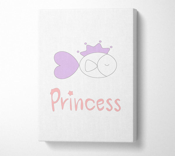  A Canvas Print of Princess Fish Canvas Print