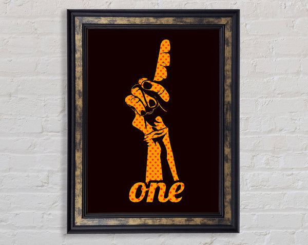 One Framed Print