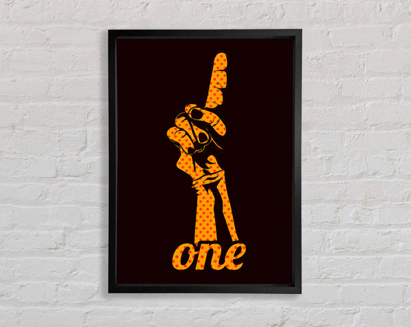 One Framed Print