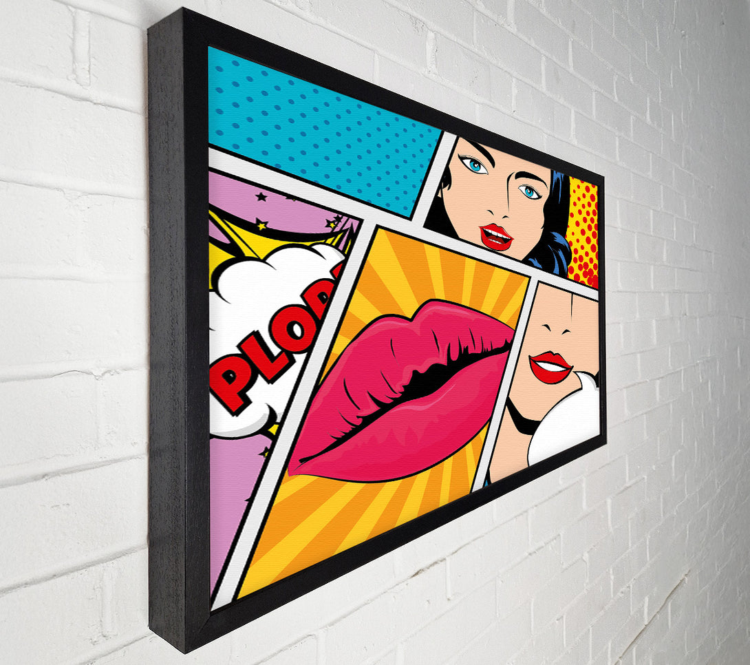  A Canvas Print of Comic Strip 4 Canvas Print