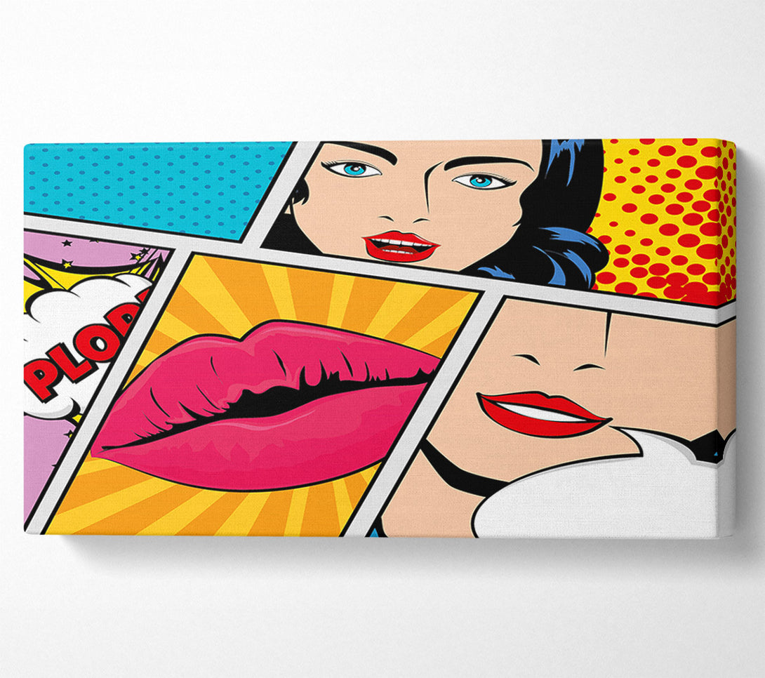  A Canvas Print of Comic Strip 4 Canvas Print