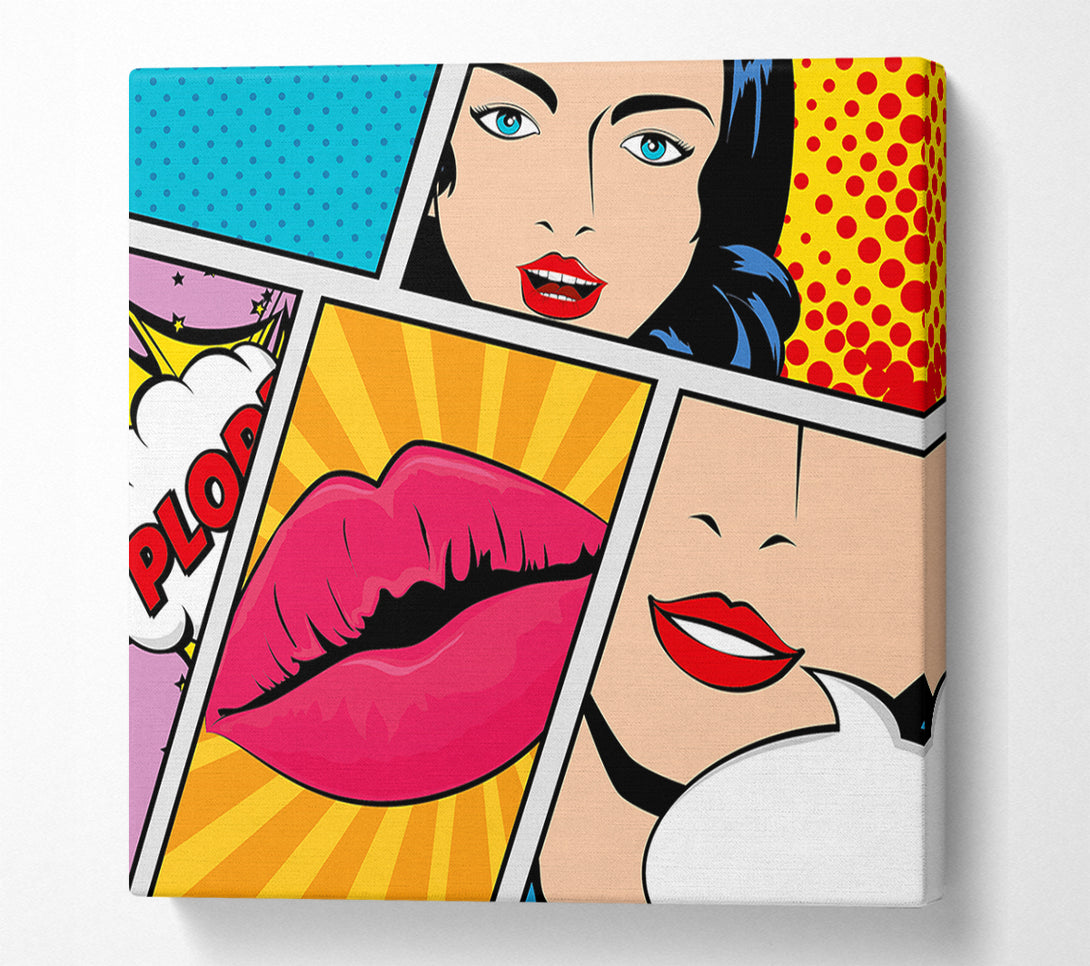  A Canvas Print of Comic Strip 4 Canvas Print