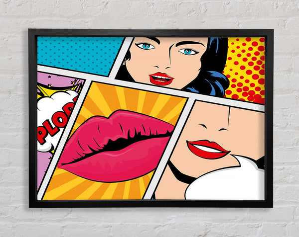 Comic Strip 4 Framed Print