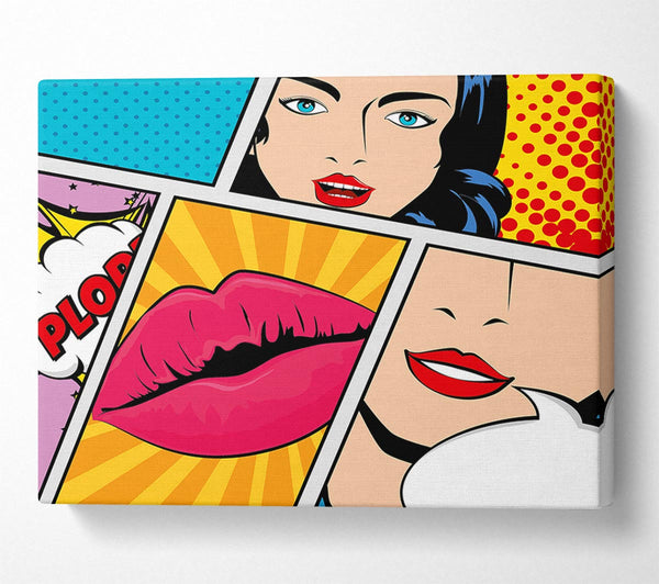  A Canvas Print of Comic Strip 4 Canvas Print