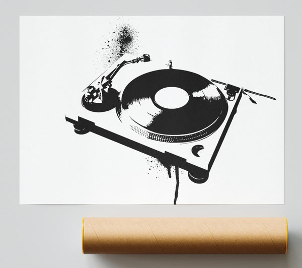Dj Put The Record On Print
