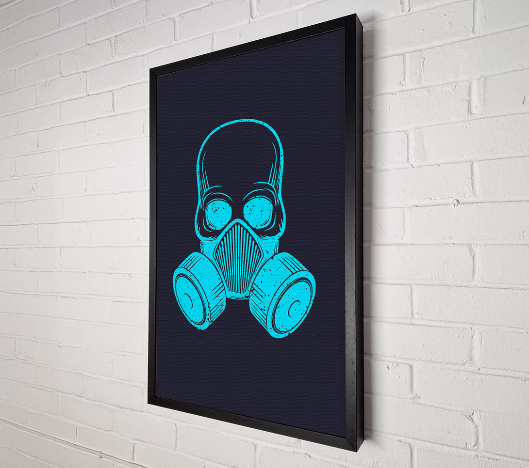  A Canvas Print of Gas Mask Canvas Art