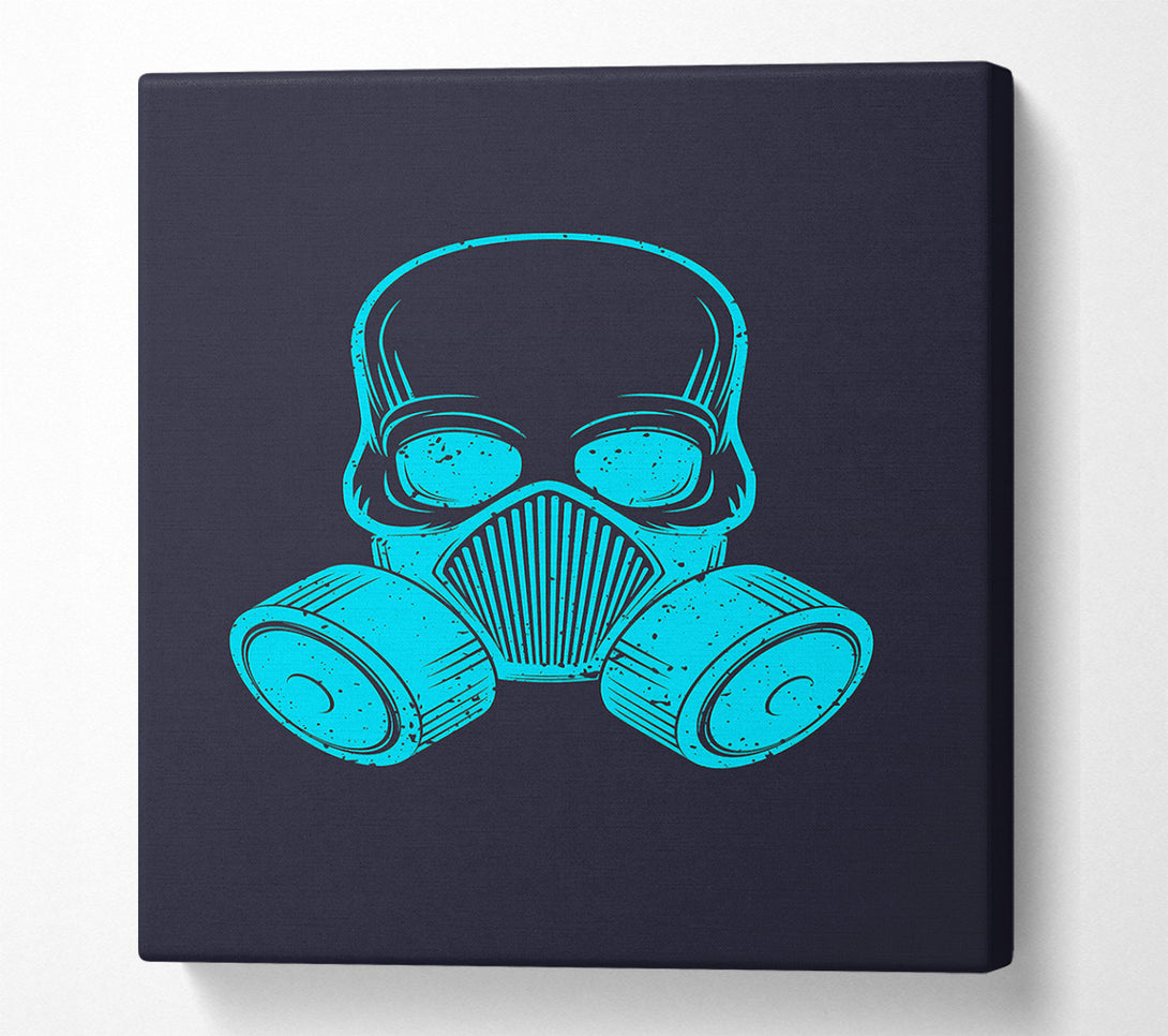  A Canvas Print of Gas Mask Canvas Art