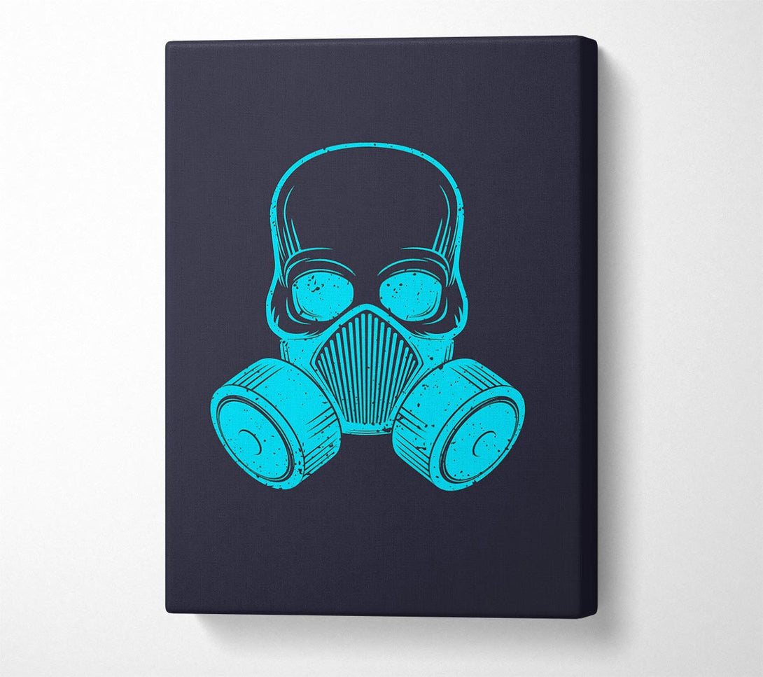  A Canvas Print of Gas Mask Canvas Art