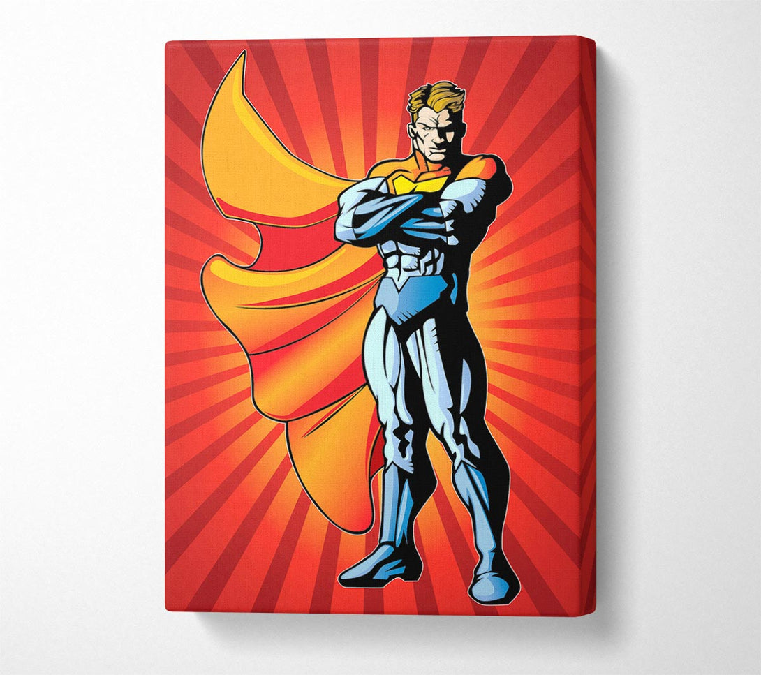  A Canvas Print of Superhero 1 Canvas Art