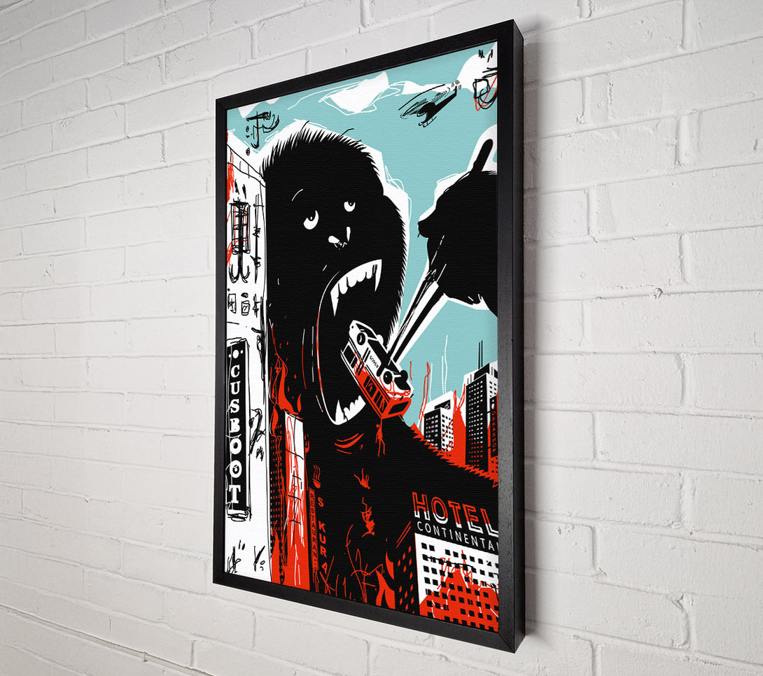  A Canvas Print of King Kong Chop Sticks Canvas Print