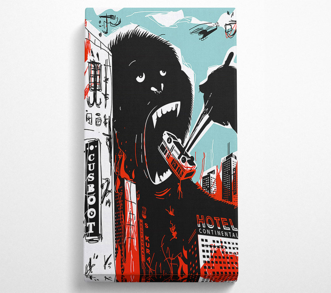  A Canvas Print of King Kong Chop Sticks Canvas Print