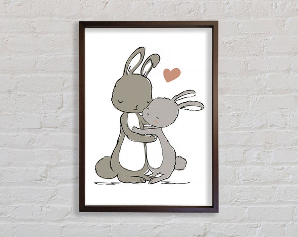 Bunny Love Framed Print