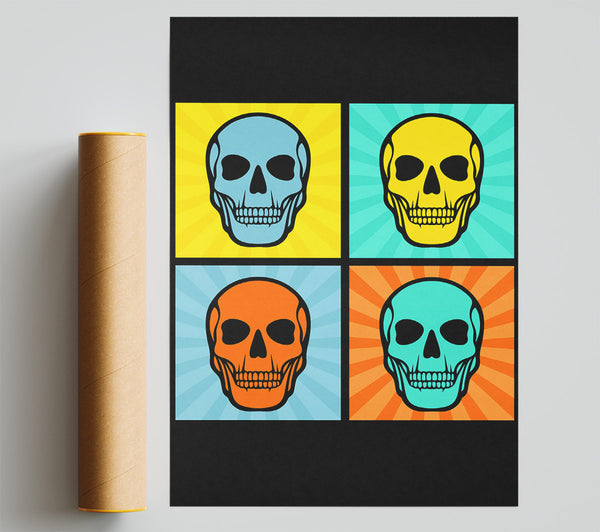 Smiling Skulls Print