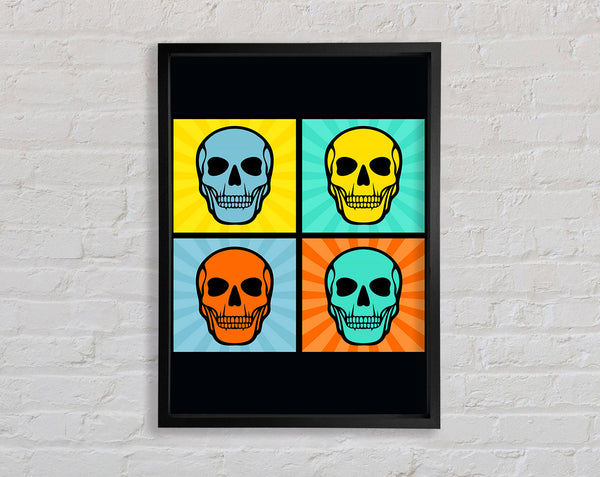 Smiling Skulls Framed Print