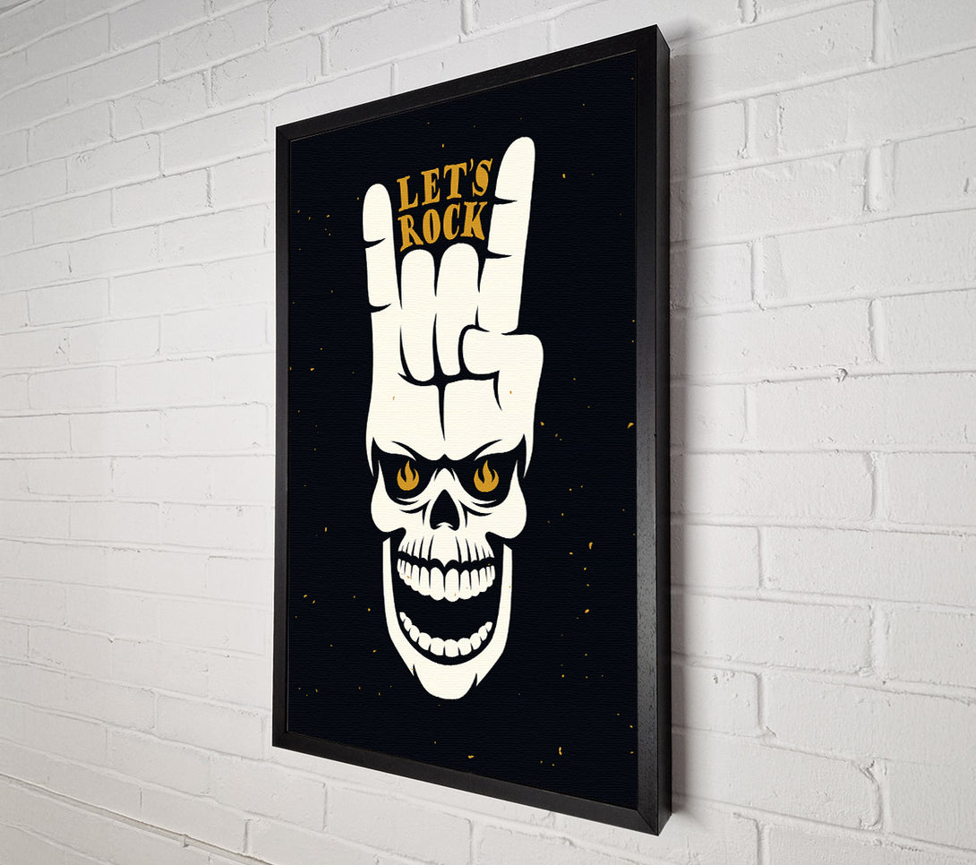  A Canvas Print of Lets Rock Canvas Art